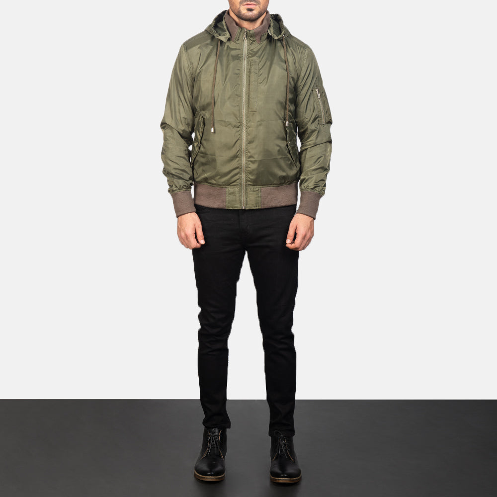 ジャケット・アウター dude9 MA-1 Hoodie Bomber dude9 MA-1 Hoodie Bomber